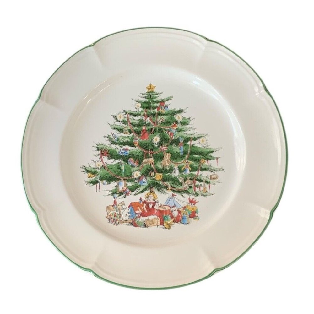 The Cellar YULETIDE Replacement Dinner Plate JAPAN Holiday Christmas 1992